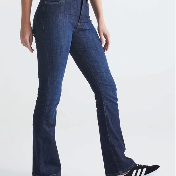 DUER NWT Women's Performance Denim Boot Cut in Dark Stone 27"x32" - Picture 8 of 12